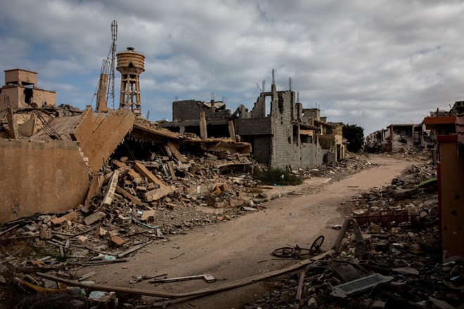 Sirte, Libya, in January. The central Libyan city once famous as the birthplace of Col. Muammar el-Qaddafi is now the focus of international efforts to break Libya’s tangled stalemate.Credit...Ivor Prickett for The New York Times