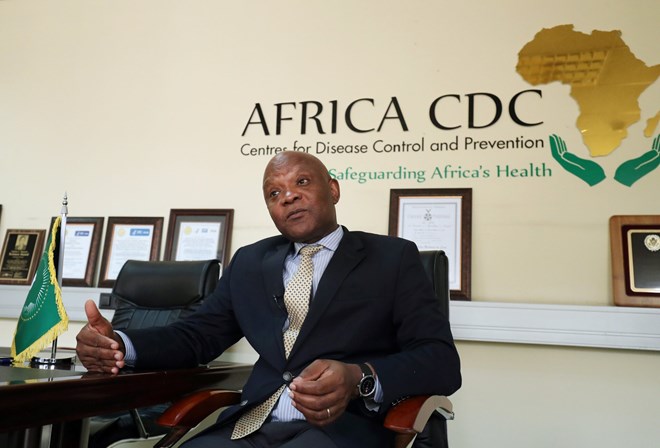 John Nkengasong, director of the Africa C.D.C., said that Tanzania’s decision not to disclose its virus information had hindered the agency’s ability to help guide the continent’s response to the pandemic.Credit...Tiksa Negeri/Reuters