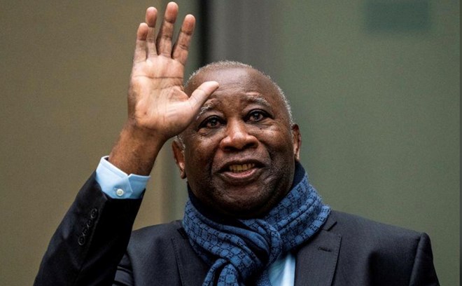 Former Ivory Coast President Laurent Gbagbo appears before the International Criminal Court in The Hague, Netherlands February 6, 2020, Netherlands February 6, 2020. Jerry Lampen/Pool via REUTERS/File Photo