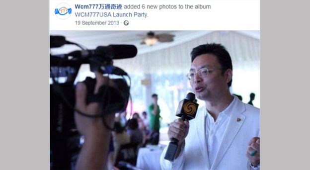 Ming Xu claimed he was running a global bank.FACEBOOK