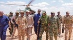 Madaxweyne Xasan Sheekh oo goordhaw gaaray degmada Aadan Yabaal ee gobolka Shabeellaha Dhexe