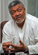 Former President Jerry John Rawlings