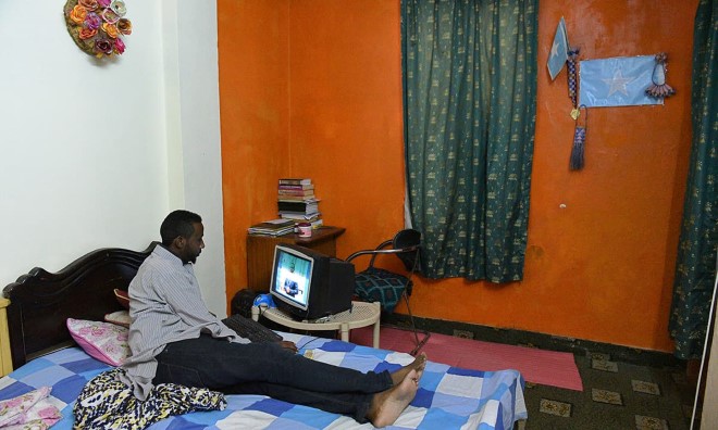 Ahmed Farah working from home | Tanveer Shahzad, White Star