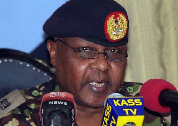 Vice Chief of Kenya Defence Forces Lieutenant General Joseph Kasaon addresses reporters at the Department of Defence (DOD) in Nairobi on September 19, 2016. Talking about El Adde has become almost a taboo in military barracks after KDF reportedly issued communication gagging such discussions. PHOTO | DENNIS ONSONGO | NATION MEDIA GROUP