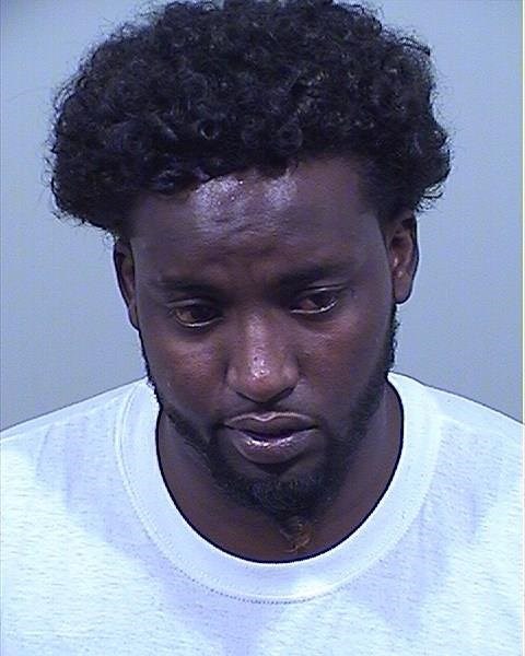 A criminal background check of Abdi Ali, who was taken into custody at the Cumberland County Courthouse on Thursday, shows two assault convictions, among other offenses.