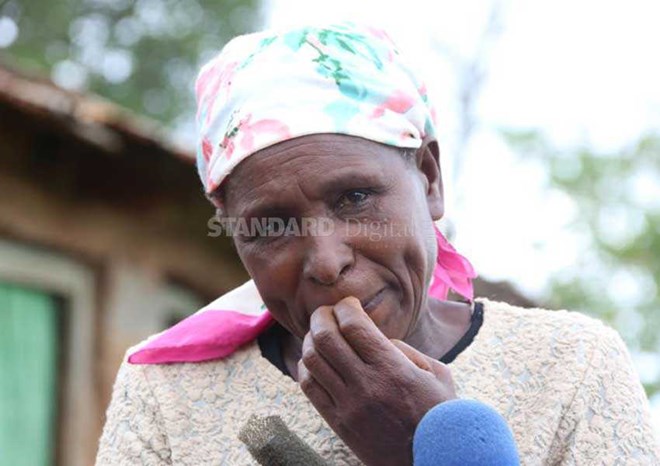 Rosemary Wangechi mourns her son John Muturi, 28, who was killed at Shimbir in Mandera early this month. Muturi was killed alongside three others all from Nyeri County. [Kabati Kihu, Standard]
Read more at: https://www.standardmedia.co.ke/business/article/2001280412/quarry-workers-abandon-jobs-after-recent-deaths-of-colleagues