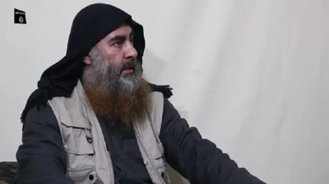 © (-/AFP/Getty Images)In this undated and unlocated TV grab taken from a video released by al-Furqan media, Islamic State leader Abu Bakr al-Baghdadi appears for the first time in five years in a propaganda video.