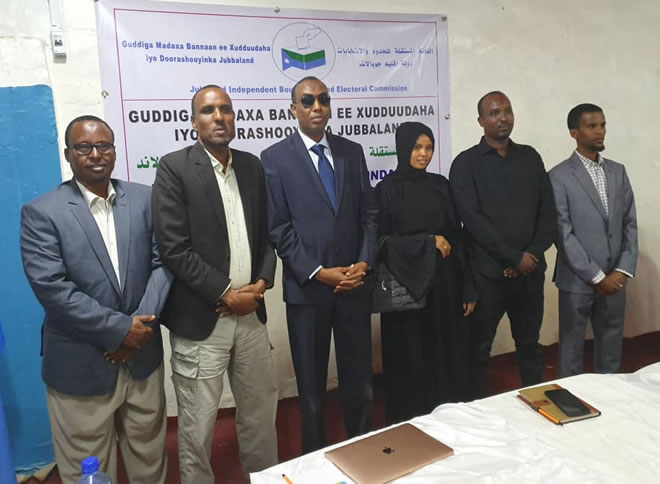 Jubbaland Independent Boundaries and Electoral Commission (JIBEC)- Photo JIBEC website