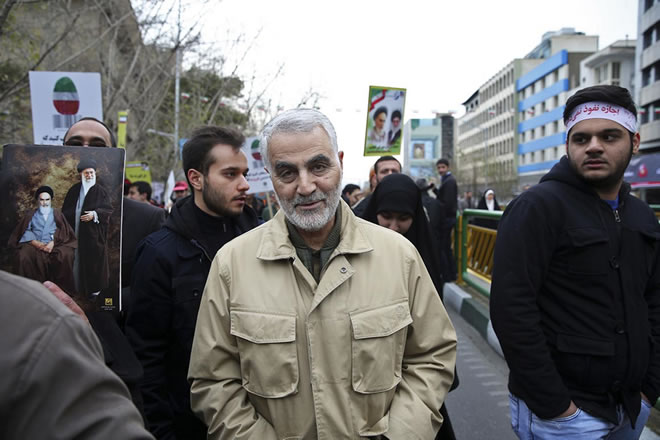 Gen. Qassem Soleimani, leader of Iran's elite Quds force. | Ebrahim Noroozi/AP Photo