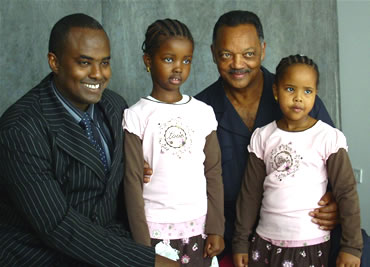 Hashim family and Jesse Jackson