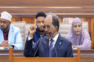 Madaxweynaha Soomaaliya oo Israa’iil ku tilmaamay cadowga ummadda kuna baaqay in la middoobo